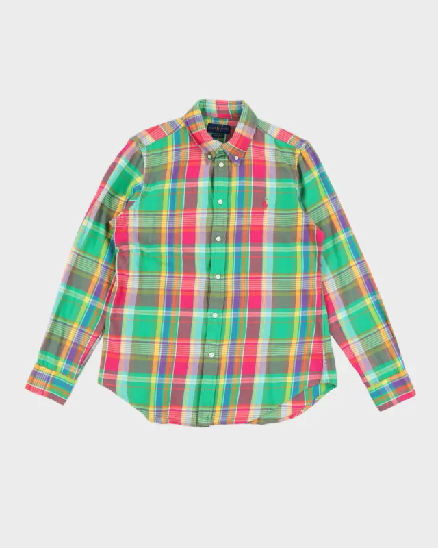 00s Ralph Lauren Multicoloured Long Sleeved Shirt - S sold by Rokit