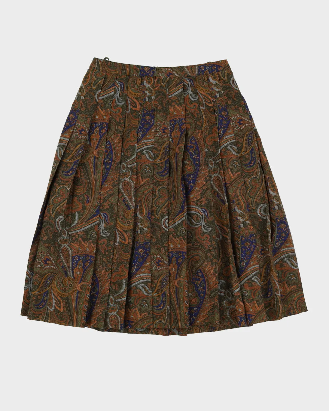 Vintage 90s Ralph Sportswear Green Paisley Skirt - M sold by Rokit product image thumbnail 2
