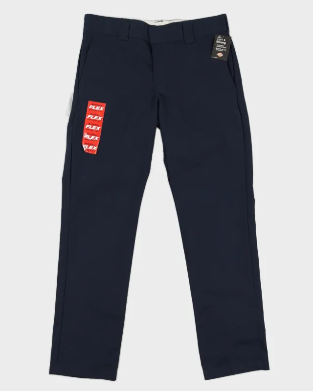 00s Dickies Blue Trousers Deadstock With Tags  - W33 L32 sold by Rokit