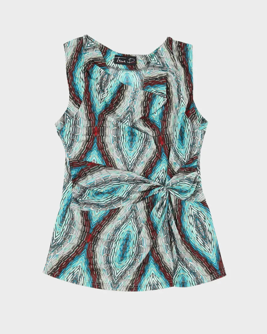 Y2K Rouched Mesh Cami Top - S sold by Rokit