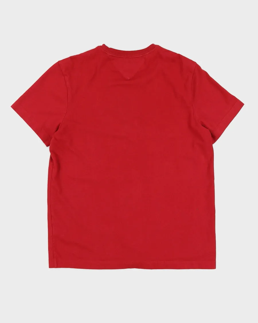 Red Tommy Hilfiger Logo T-shirt - XS sold by Rokit product image thumbnail 2