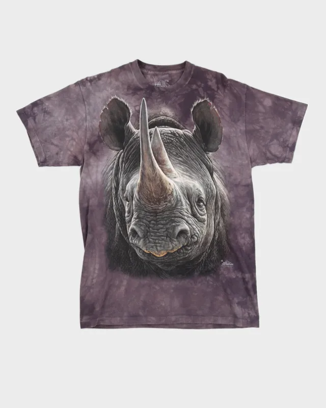 The Mountain Rhino Purple T-Shirt - M sold by Rokit