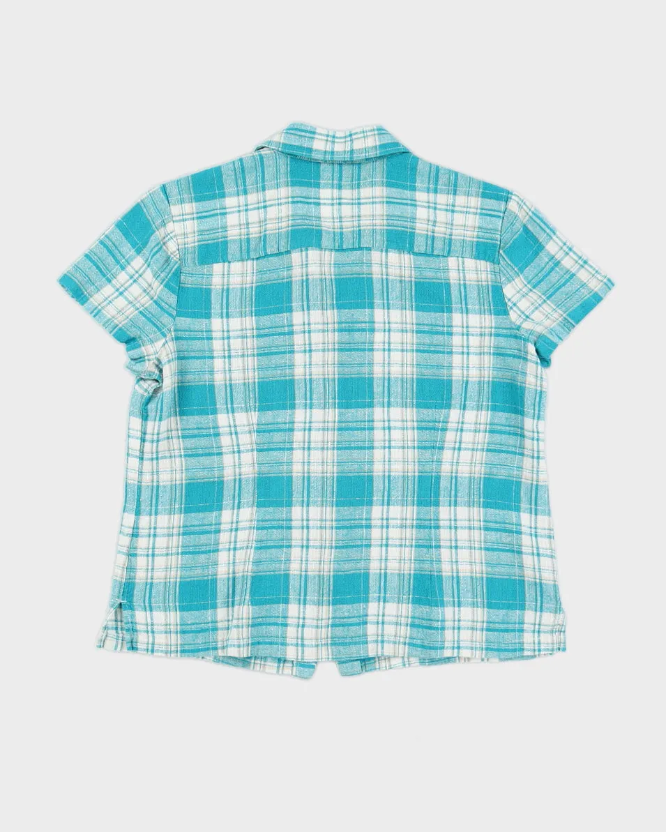 Vintage Blue Gingham Shirt - M sold by Rokit product image thumbnail 2