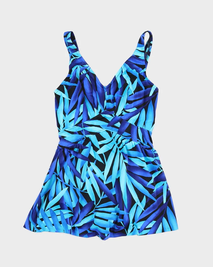 1960s Maxine of Hollywood Blue Swimsuit - M sold by Rokit