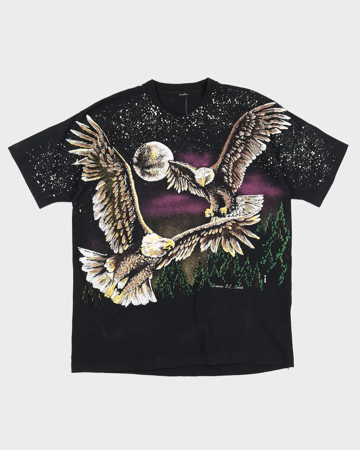 Vintage Eagle Graphic T-Shirt - XL sold by Rokit