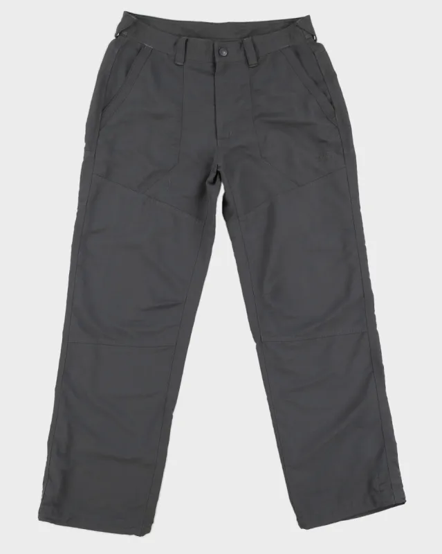 00s The North Face Grey Nylon Trousers - W34 L31 sold by Rokit