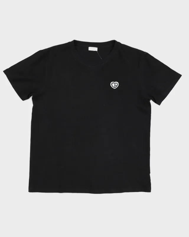 Dior Heart Patch T-shirt Black - XXL made by Dior
