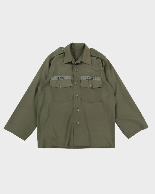 70s Vintage US Army OG-506 Shirt - L sold by Rokit