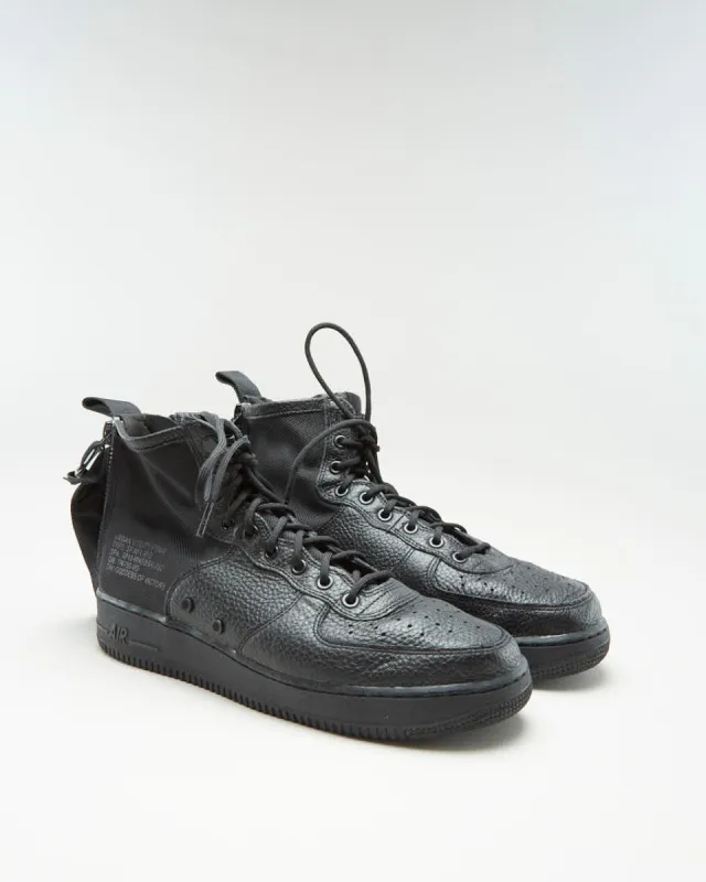 Nike SF Air Force 1 Mid Triple Black - Mens UK 9 sold by Rokit