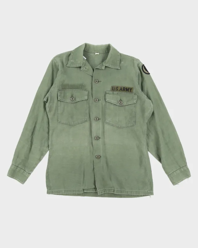 60s Vintage US Army OG-107 Shirt - M sold by Rokit