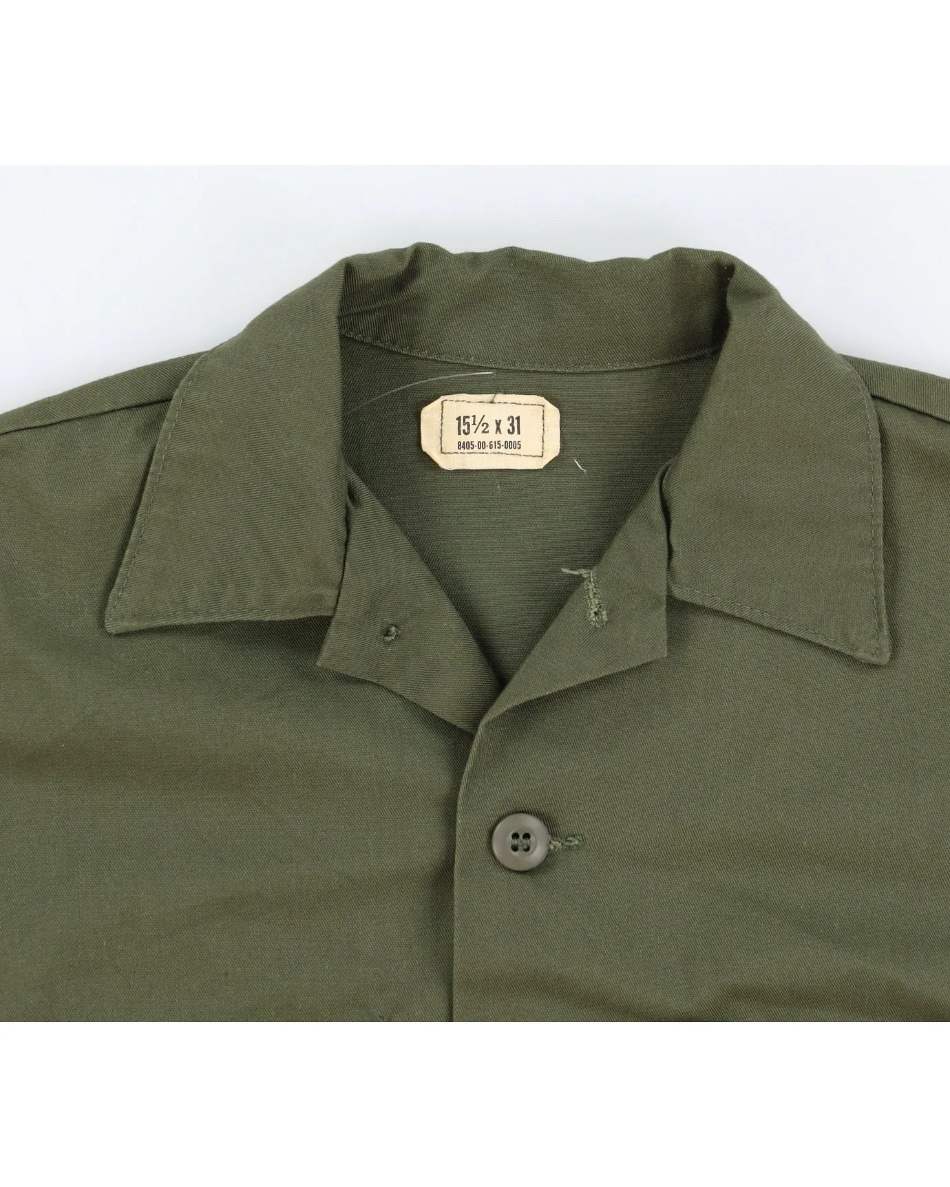 70s Vintage US Army OG-507 Shirt - M sold by Rokit product image thumbnail 3