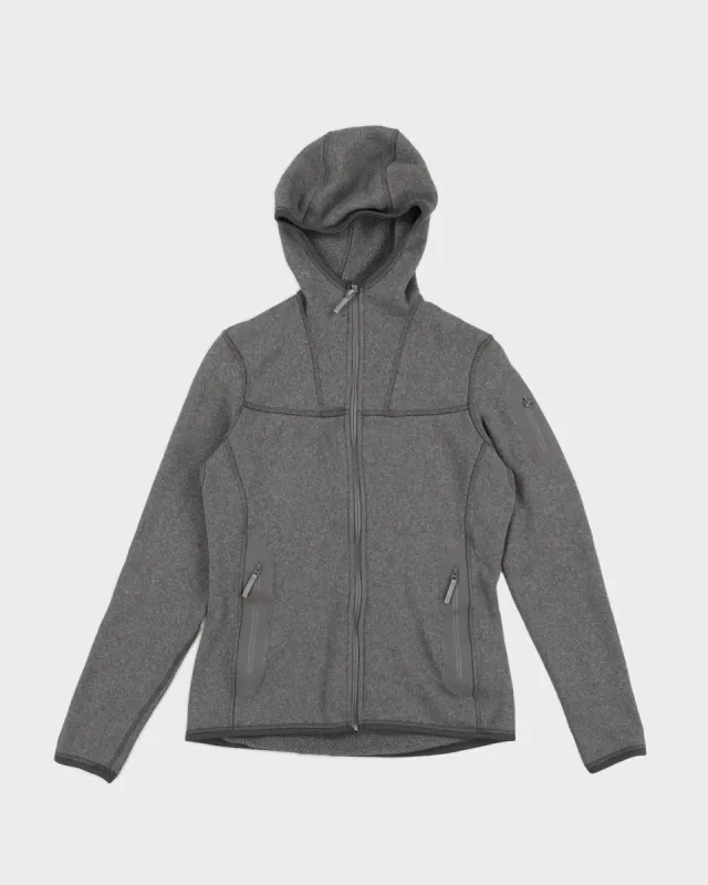 Arc'teryx Grey Full Zip Hooded Fleece - M sold by Rokit