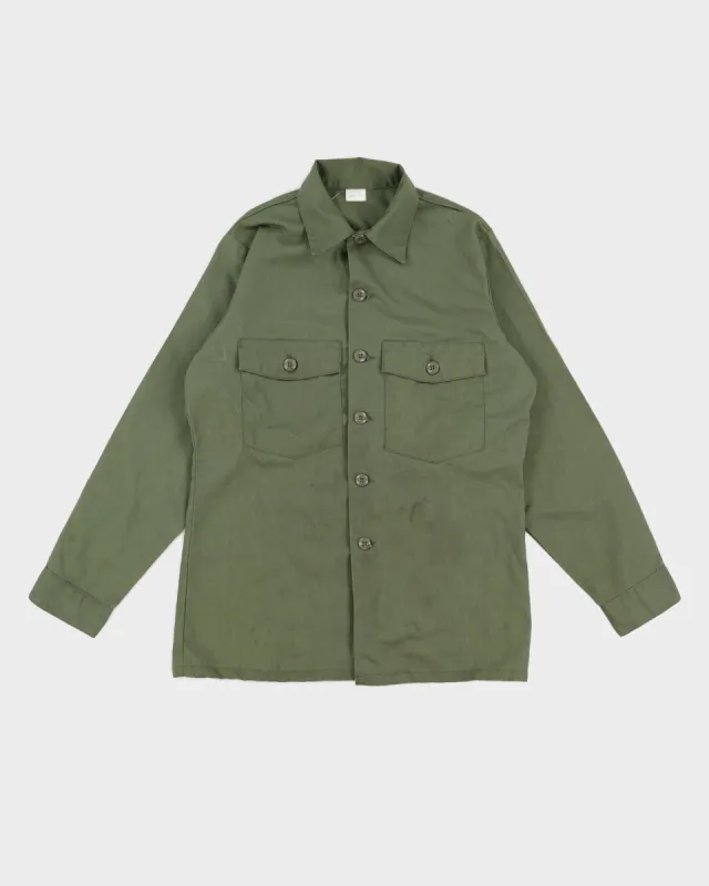 70s Vintage US Army OG-107 Shirt - M sold by Rokit