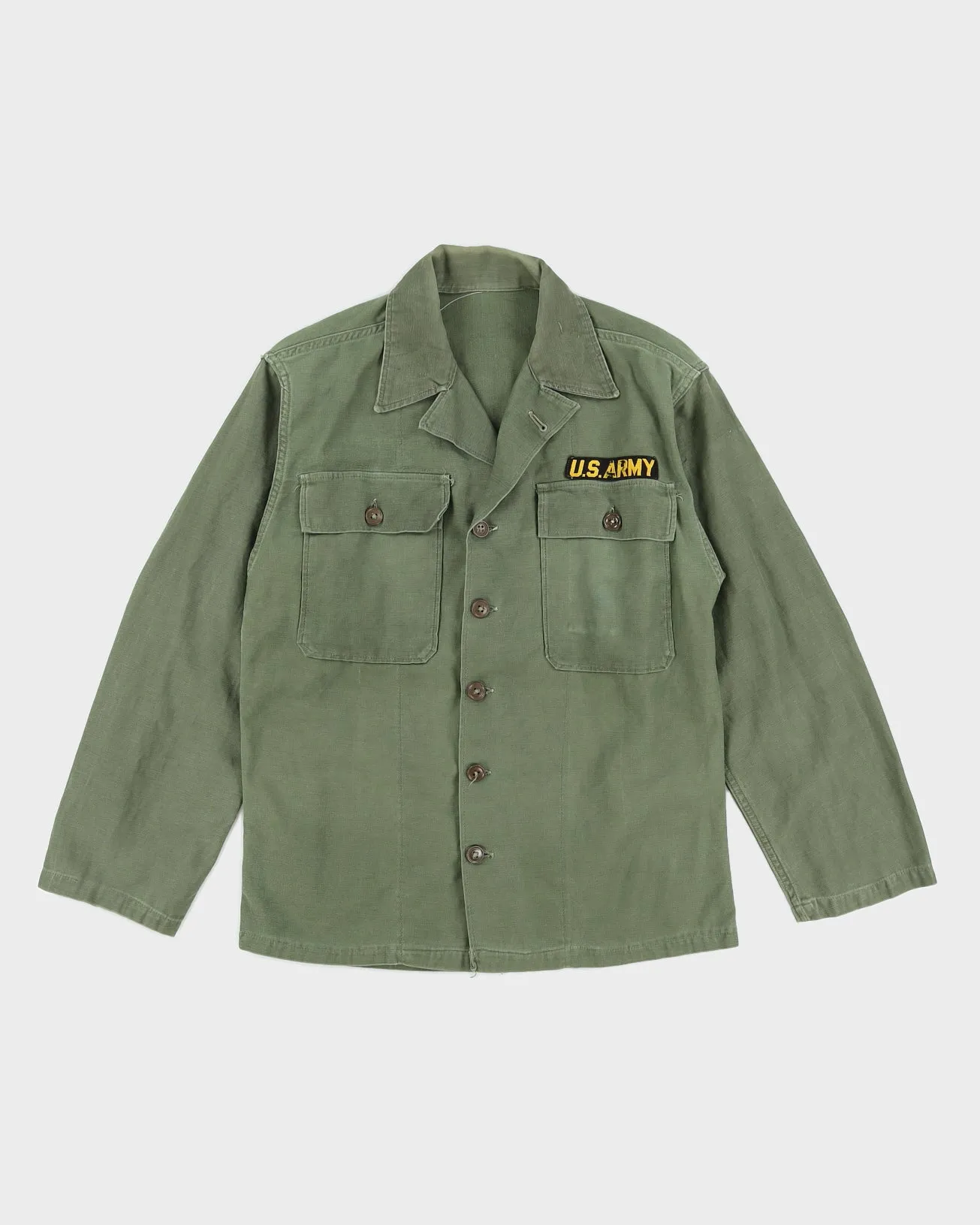 60s Vintage US Army OG-107 Shirt - M sold by Rokit