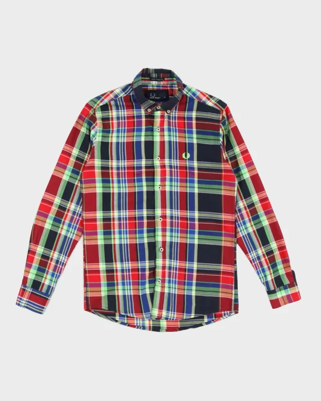 Colourful Check Fred Perry Shirt - M sold by Rokit