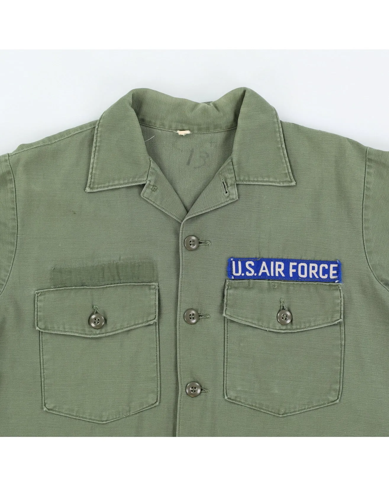 60s Vintage US Army OG-107 Shirt - L sold by Rokit product image thumbnail 3