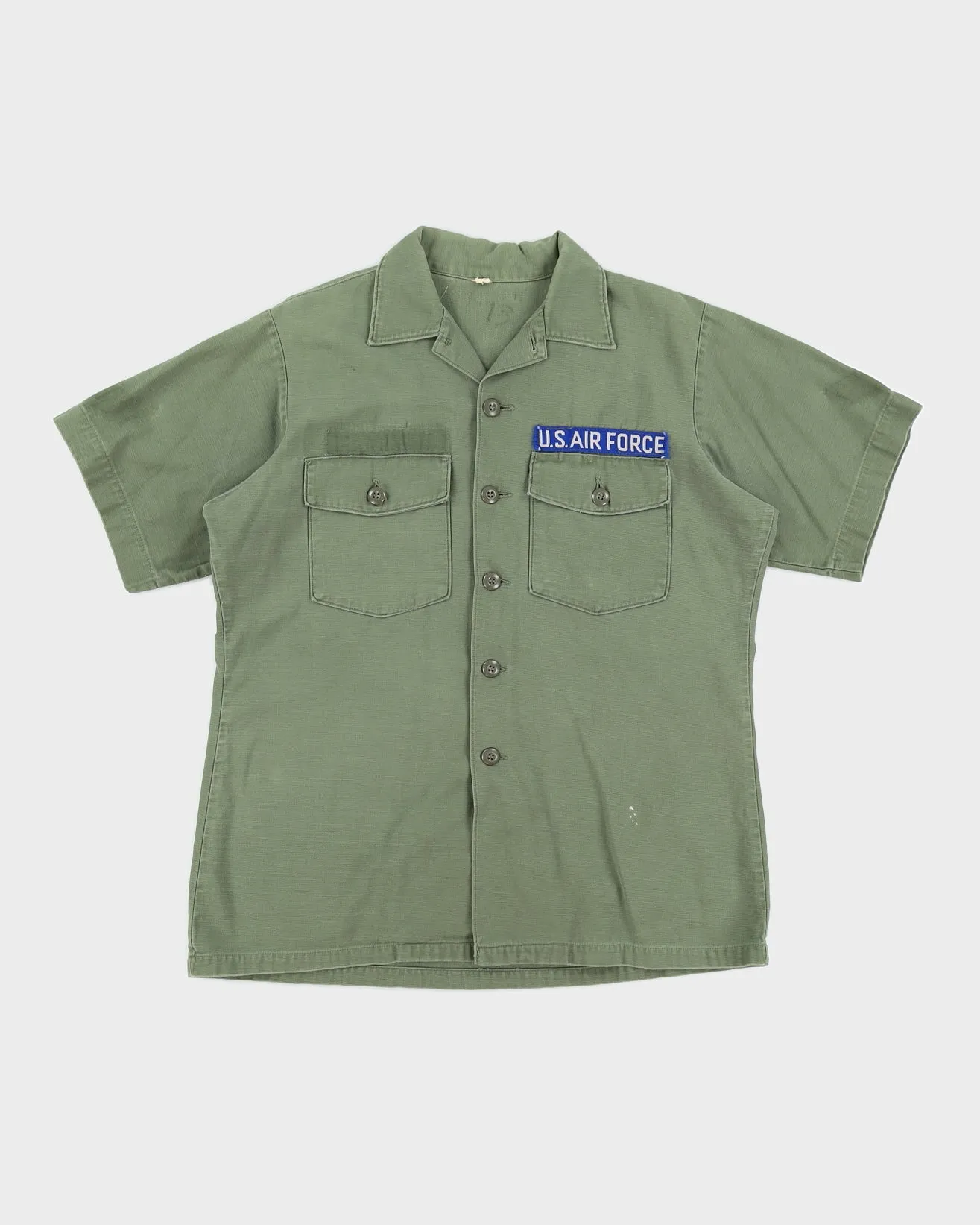 60s Vintage US Army OG-107 Shirt - L sold by Rokit