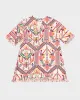 Patterned Cotton With Fringed Edges Tunic - S sold by Rokit