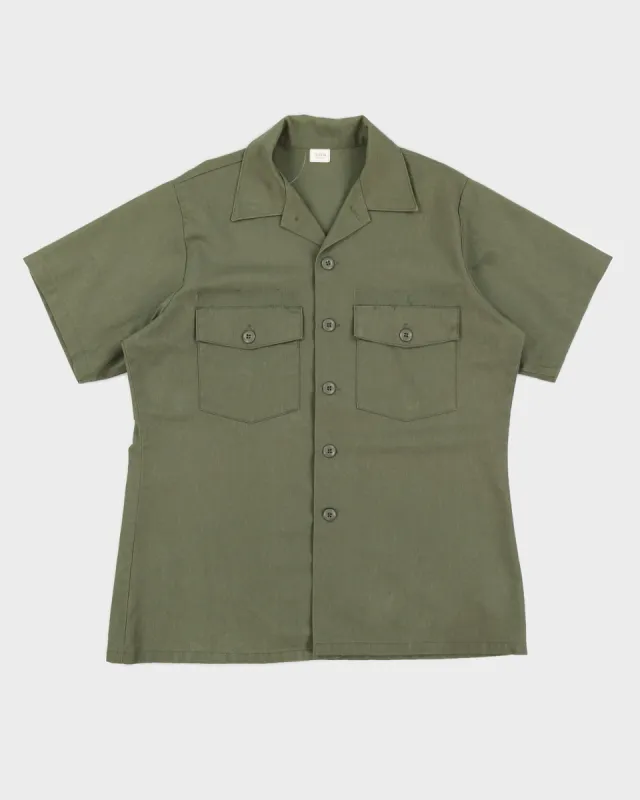 70s Vintage US Army OG-107 Shirt - L sold by Rokit