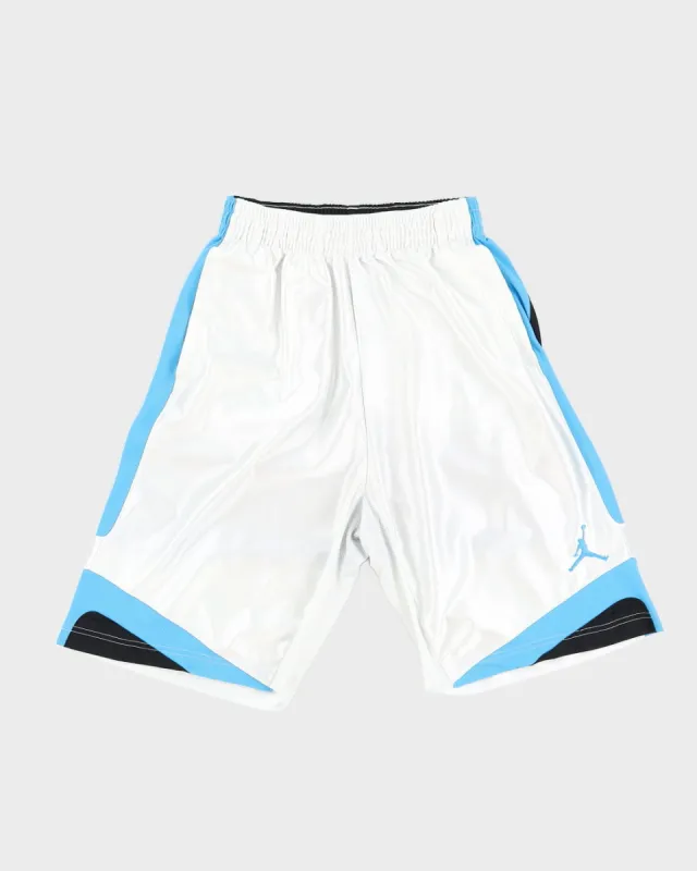 00s Jordan Silver / Blue Sports Shorts - W30 made by Jordan