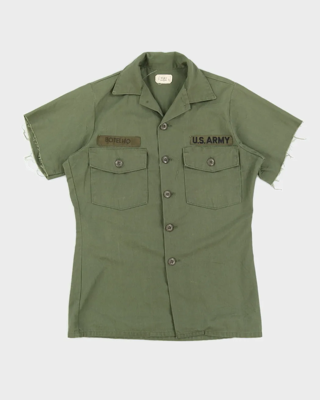 70s Vintage US Army OG-107 Shirt - S sold by Rokit