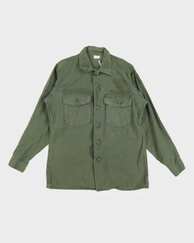 60s Vintage US Army OG-107 Shirt - M sold by Rokit