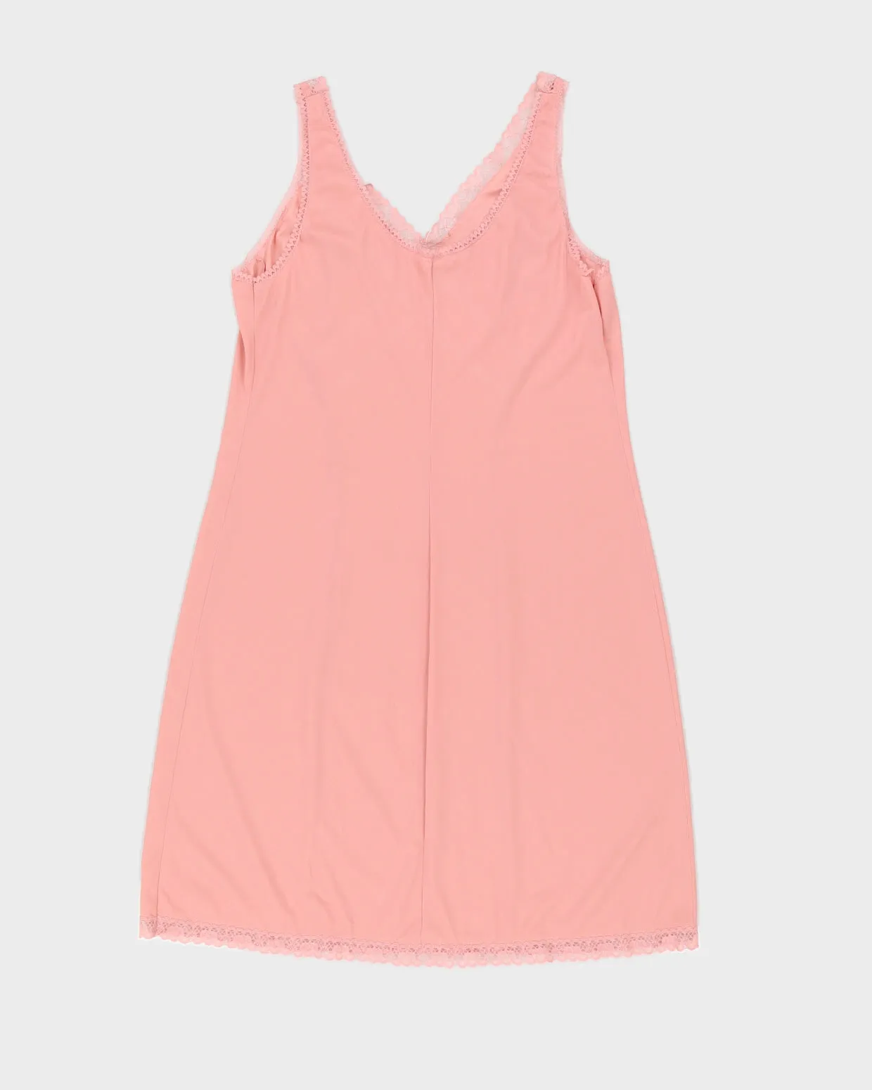 Pink Lace Detail Lingerie Slip Dress - M sold by Rokit product image thumbnail 2