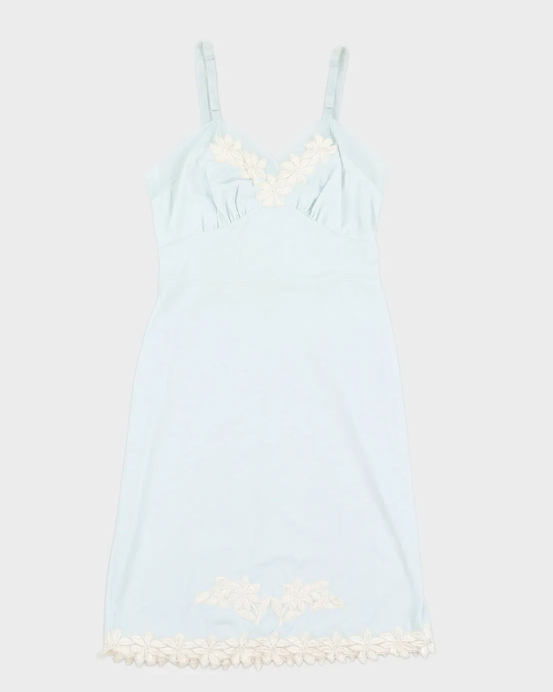 Blue Lingerie Slip Dress - XS sold by Rokit