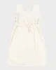 Vintage Floral Embroidered White Summer Dress - XS sold by Rokit
