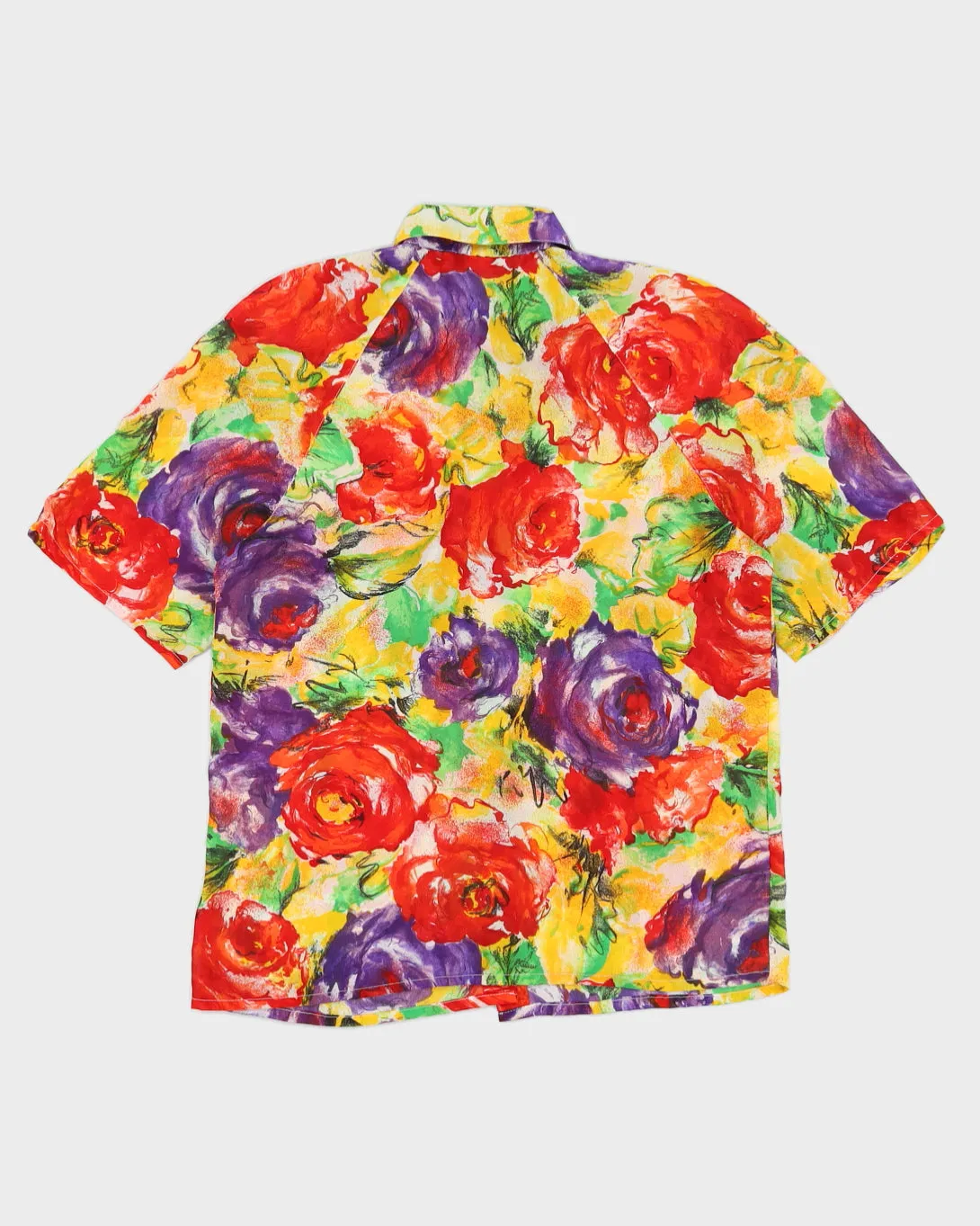 Vintage Bright Floral Patterned Shirt - M sold by Rokit product image thumbnail 2