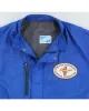 Vintage 80s Greater Vancouver Mustang Association Blue Bomber Jacket - L sold by Rokit