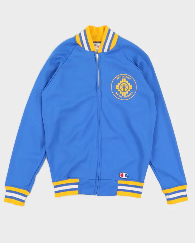 Vintage 1983 Champion New Mexico Special Olympics Blue Track Jacket - S made by Champion