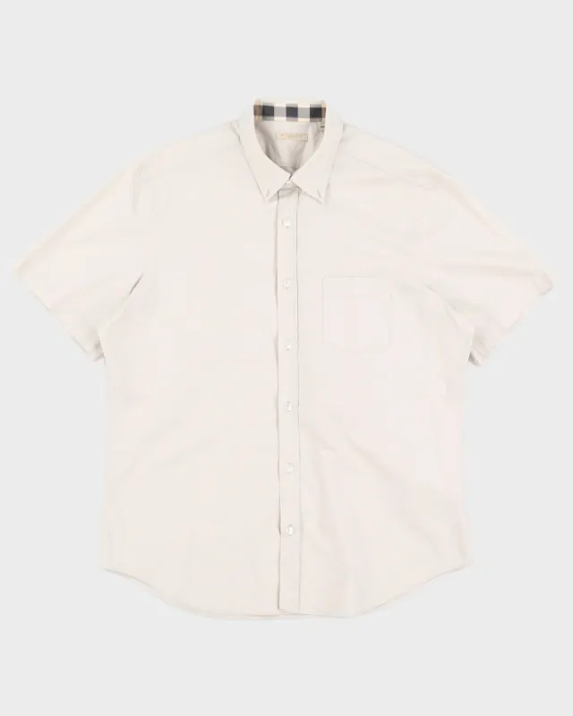 Burberry Brit Grey Short Sleeved Shirt - XL sold by Rokit