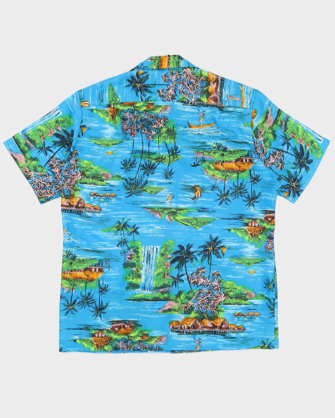 Vintage 70s Royal Hawaiian Blue Shirt - M sold by Rokit product image thumbnail 2