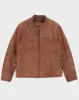 Vintage 00s Danier Brown Leather Zip Up Jacket - L sold by Rokit
