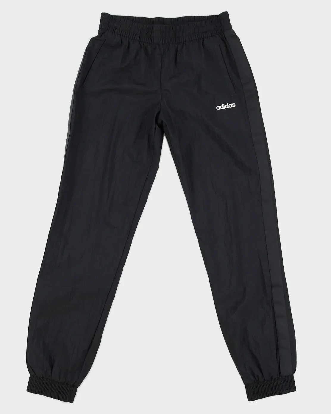 Black Adidas Nylon Trousers - S sold by Rokit