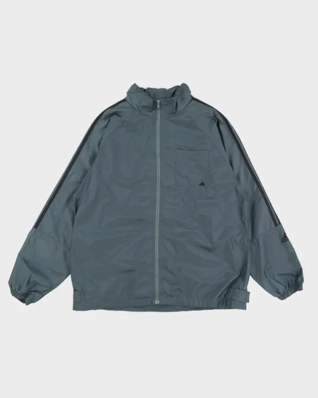 Blue Adidas Windbreaker - L sold by Rokit