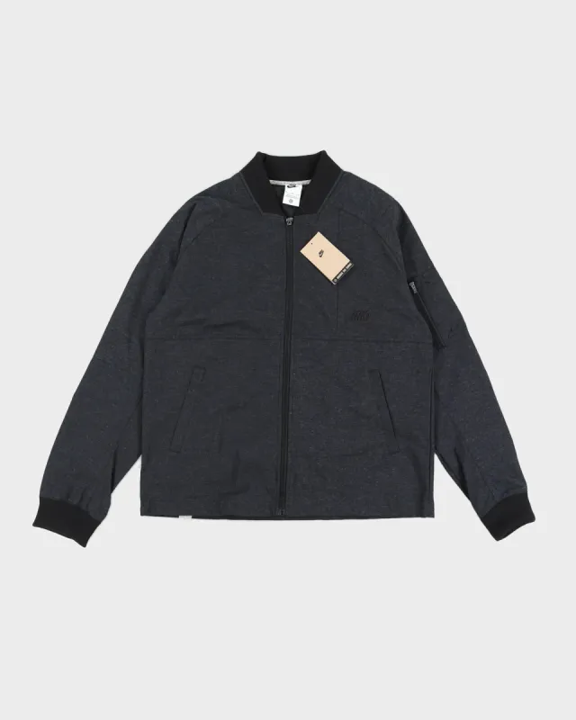Nike Men's Dark Grey Bomber Jacket - M sold by Rokit