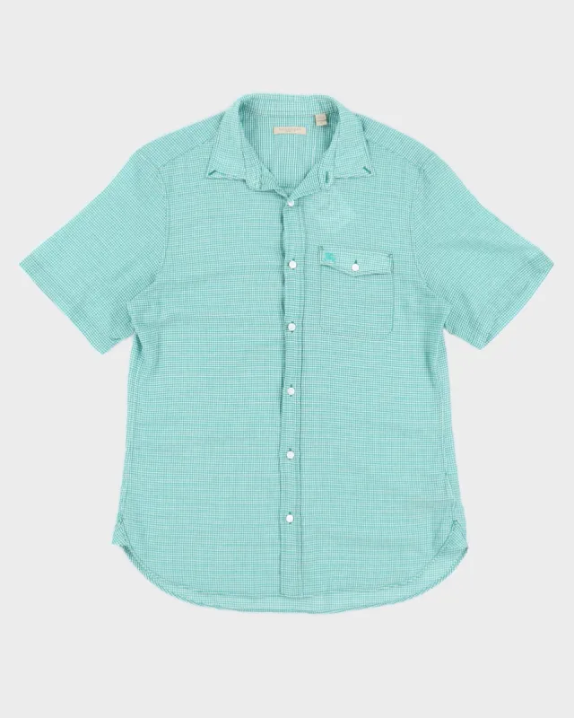Burberry Brit Men's Green Gingham Shirt - M sold by Rokit