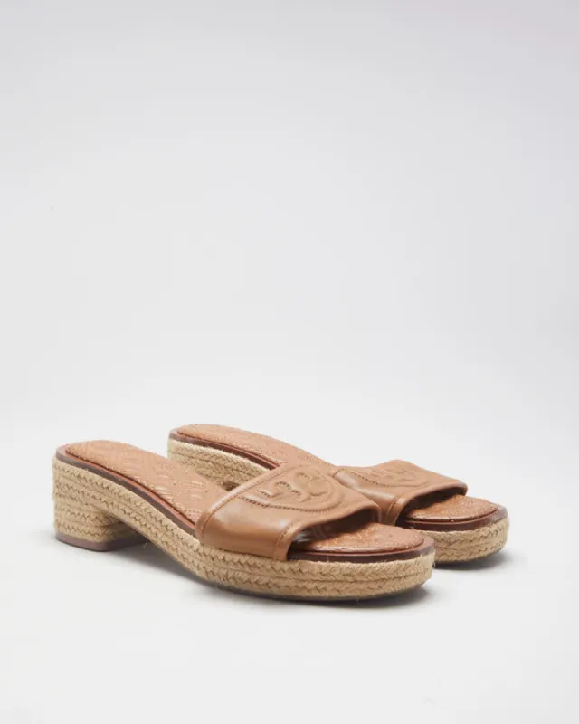 Brown Tory Burch Woven Sandals sold by Rokit