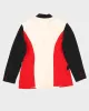 Block Colour Silk Blazer Jacket - M sold by Rokit