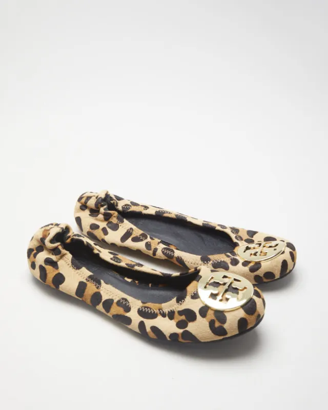 Leopard Print Tory Burch Calf Hair Reva Ballet Flats - 6.5 sold by Rokit