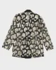 Black And Gold Lame Blazer Jacket - M sold by Rokit