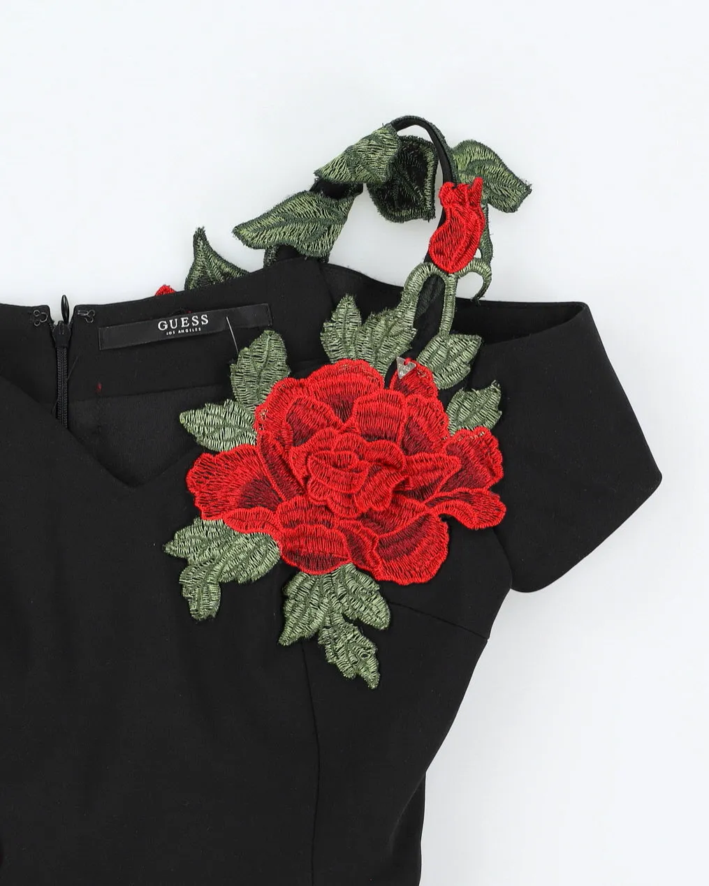 Guess Black Roses Mermaid Dress - XS sold by Rokit product image thumbnail 3