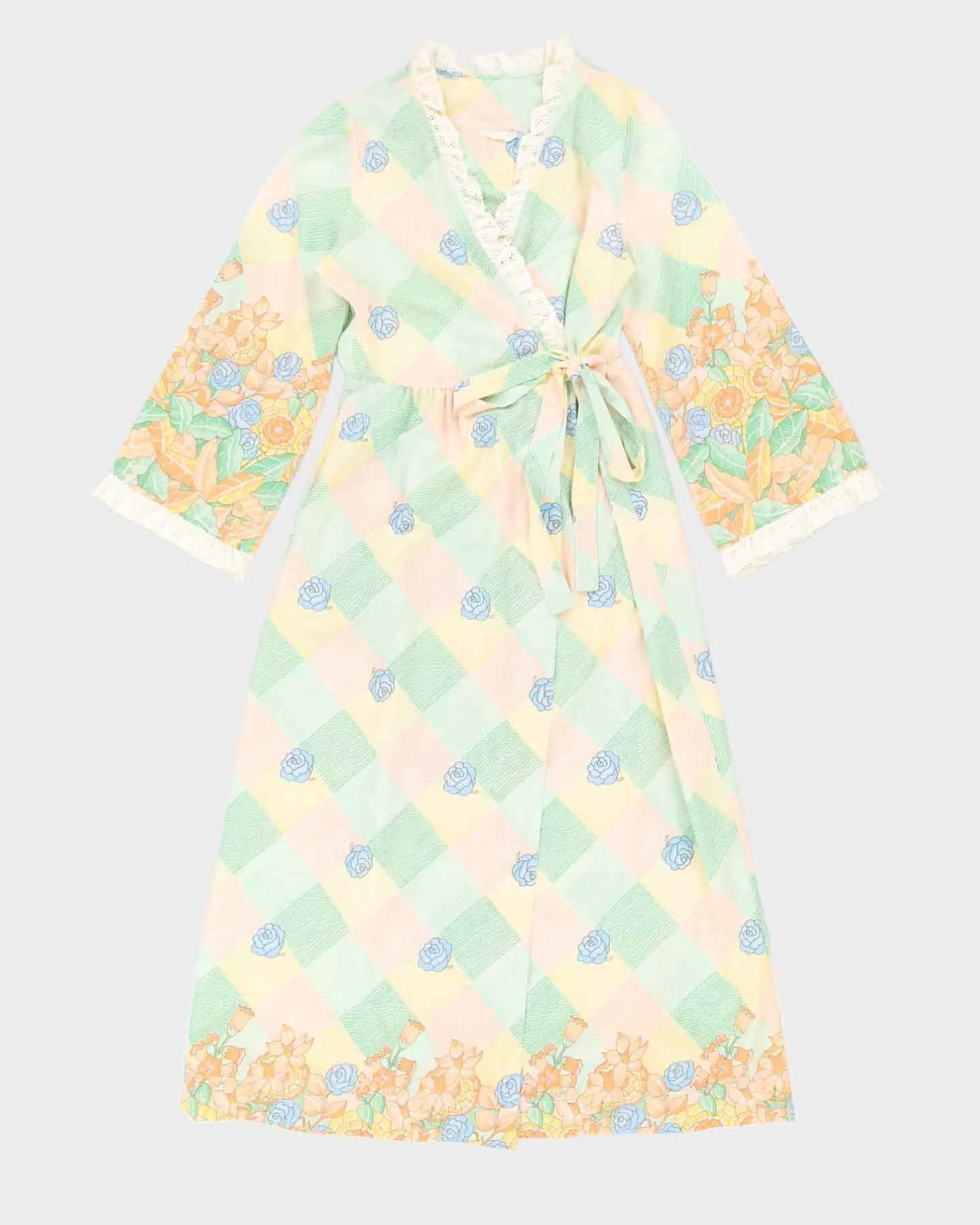 1970s Floral Wrap Dress - S sold by Rokit product image thumbnail 3