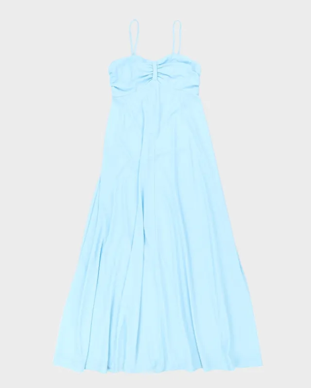 1980s Blue Evening Dress - XXS made by Rokit