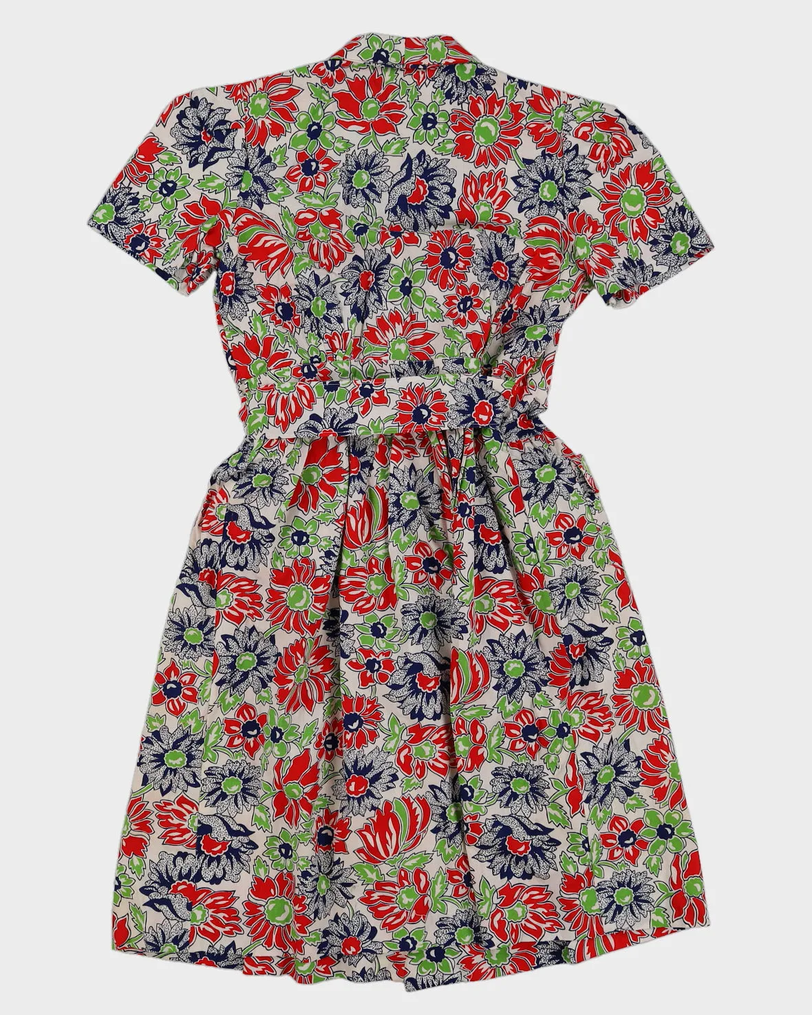 Vintage 1960s Floral Wrap Dress - M sold by Rokit product image thumbnail 2