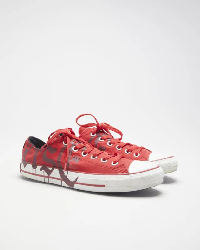 Converse Red Low Top Chuck Taylors - EUR 40 sold by Rokit