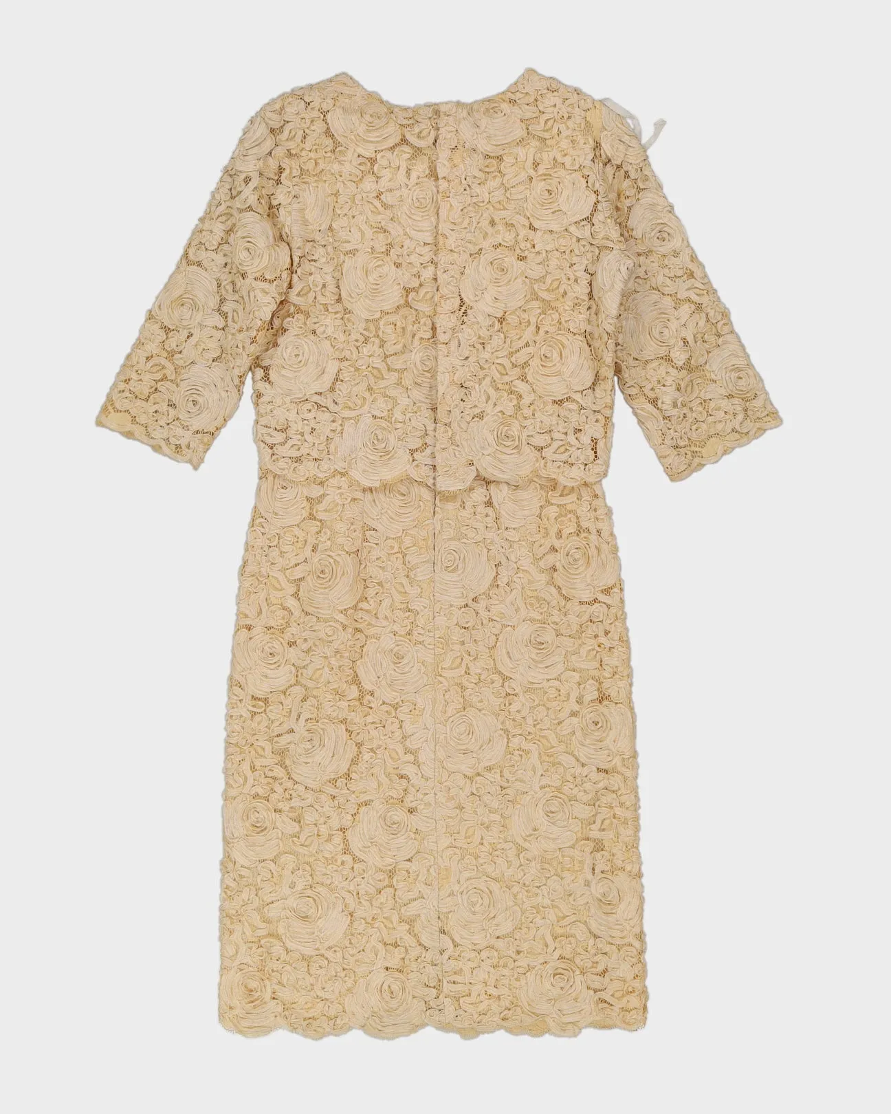 Vintage 1950s Floral Evening Dress - S sold by Rokit product image thumbnail 2