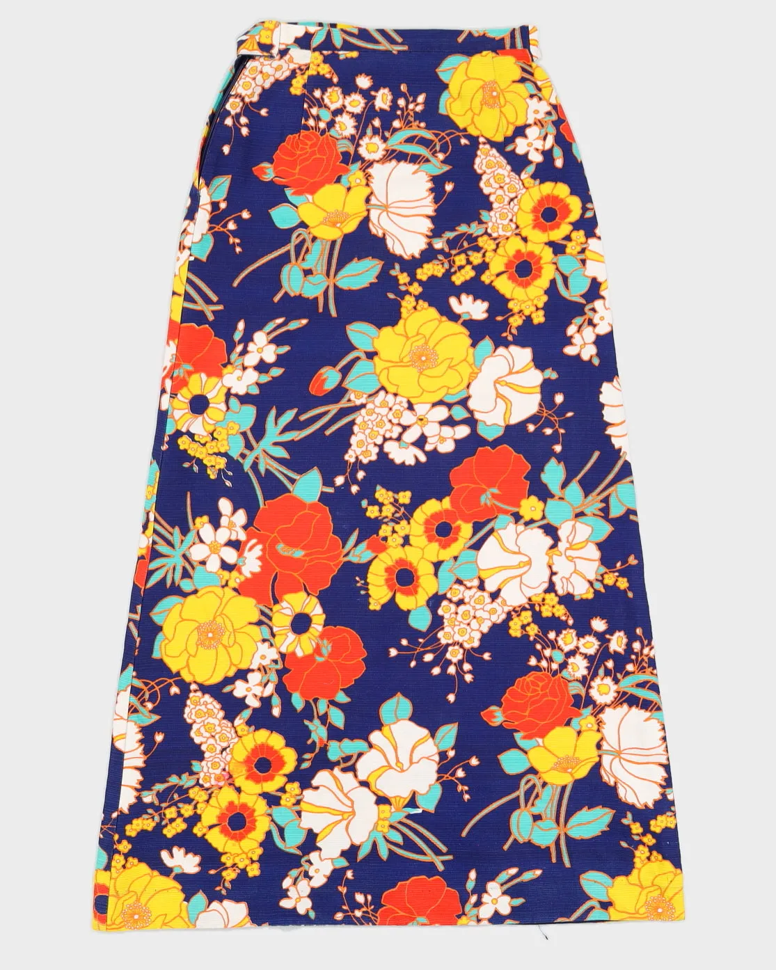 Vintage 60s Madison Floral Midi Skirt With Belt - XS sold by Rokit product image thumbnail 2